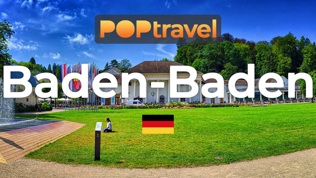 BADEN-BADEN / Germany 🇩🇪- Summer Tour - 4K 60fps (UHD)