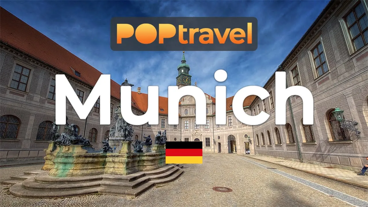 MUNICH, Germany 🇩🇪 - Odeonsplatz to Main Station - 4K 60 FPS