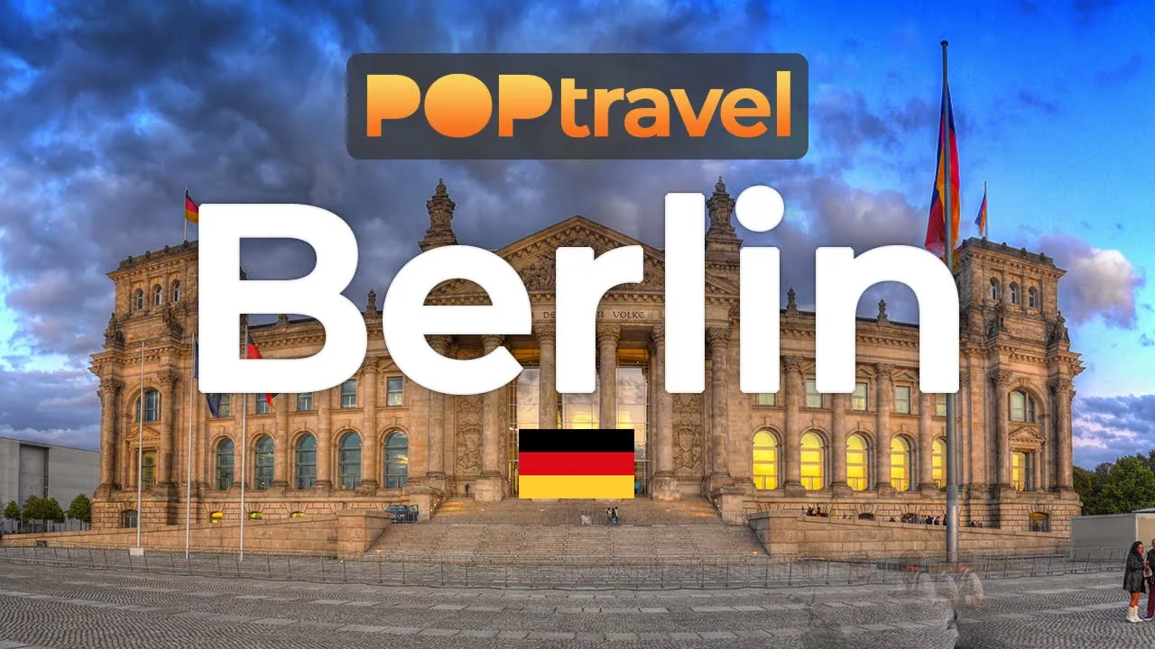 Walking in BERLIN / Germany 🇩🇪- Checkpoint Charlie to Reichstag - 4K 60fps (UHD)
