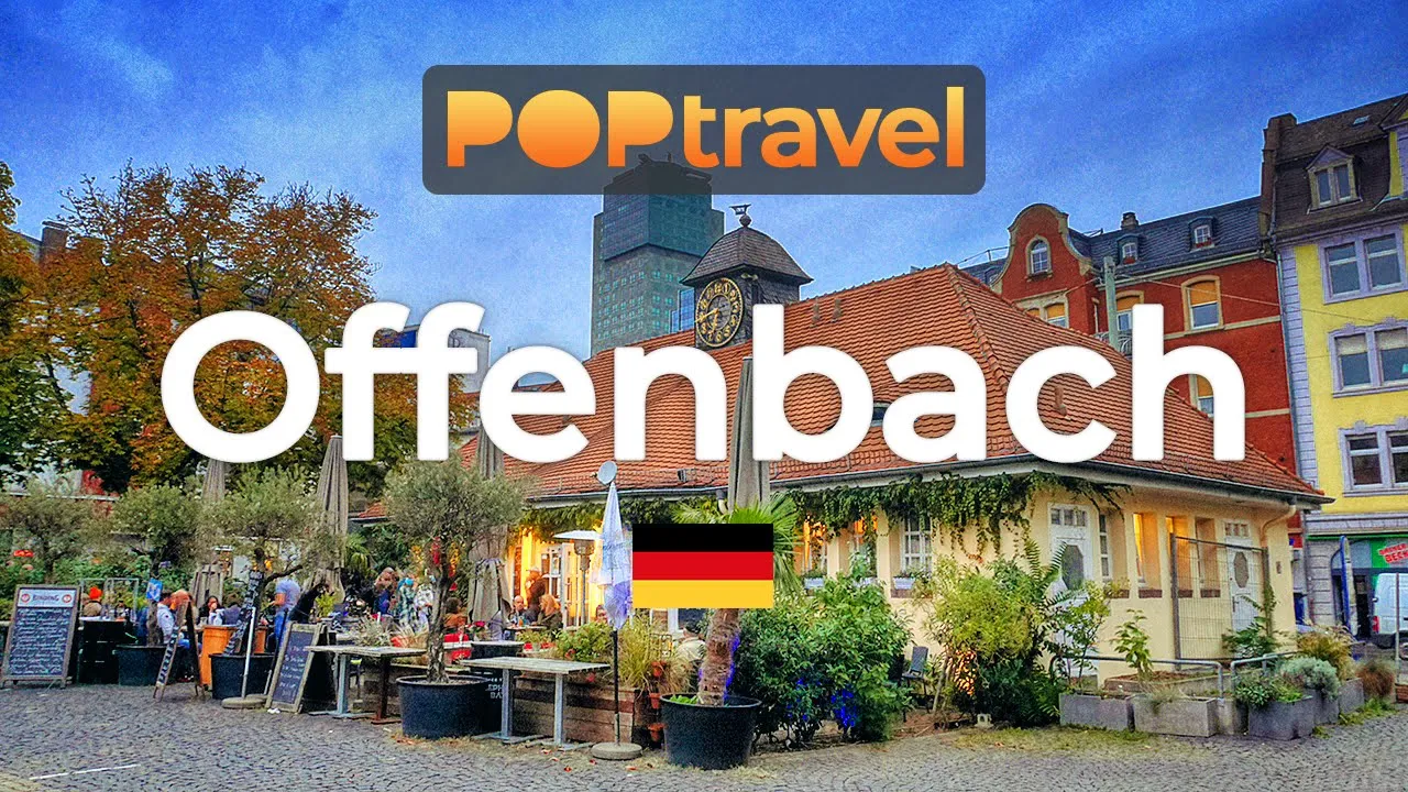 Walking in OFFENBACH / Germany 🇩🇪- 4K 60fps (UHD)