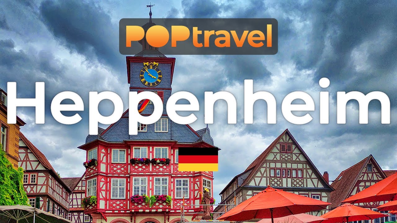 Walking in HEPPENHEIM / Germany 🇩🇪- 4K 60fps (UHD)