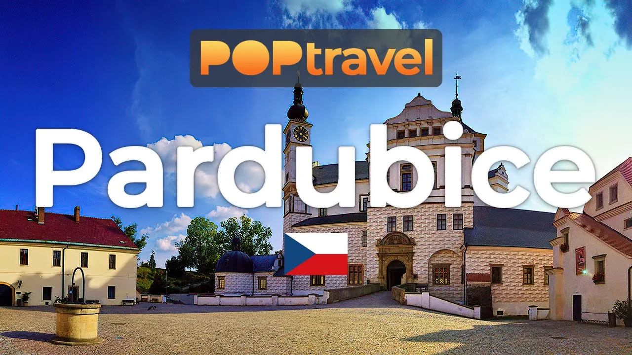 Walking in PARDUBICE, Czech Republik - 4K