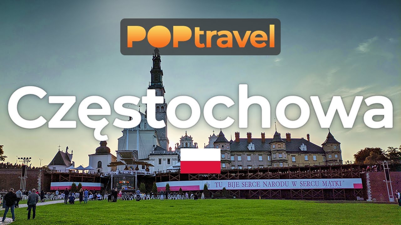 Walking in CZESTOCHOWA / Poland 🇵🇱 - 4K 60fps (UHD)