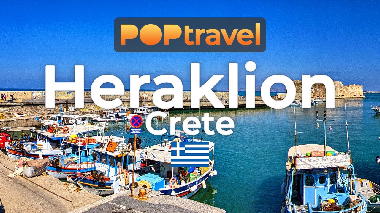 Walking in HERAKLION / Crete (Greece) 🇬🇷- 4K 60fps (UHD)