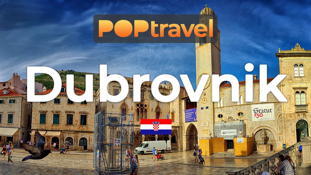 DUBROVNIK, Croatia 🇭🇷 - Gate to Old Port - 4K (with captions)