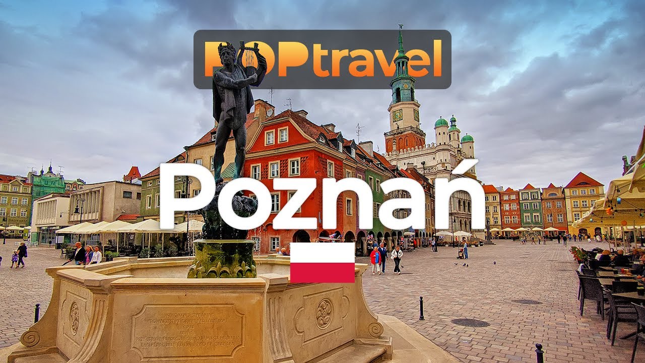 Walking in POZNAN, Poland 🇵🇱 - Rainy Summer Day - 4K HDR