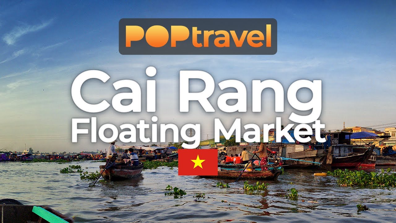 CAI RANG, Vietnam 🇻🇳 - Floating Market near Can Tho - 4K 60fps (UHD)