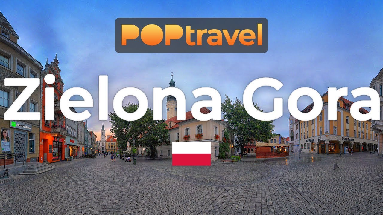 Walking in ZIELONA GORA / Poland 🇵🇱- 4K 60fps (UHD) tour