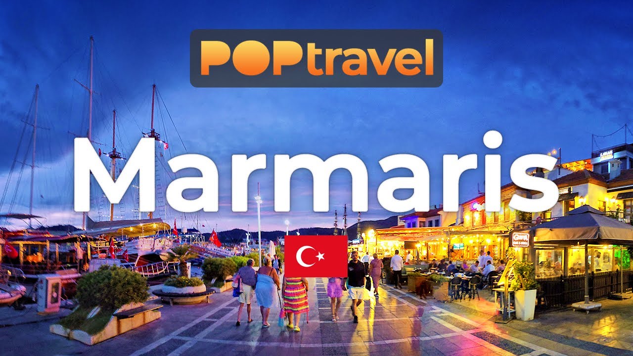 MARMARIS, Turkey 🇹🇷 - Night Tour - 4K 60fps (UHD)
