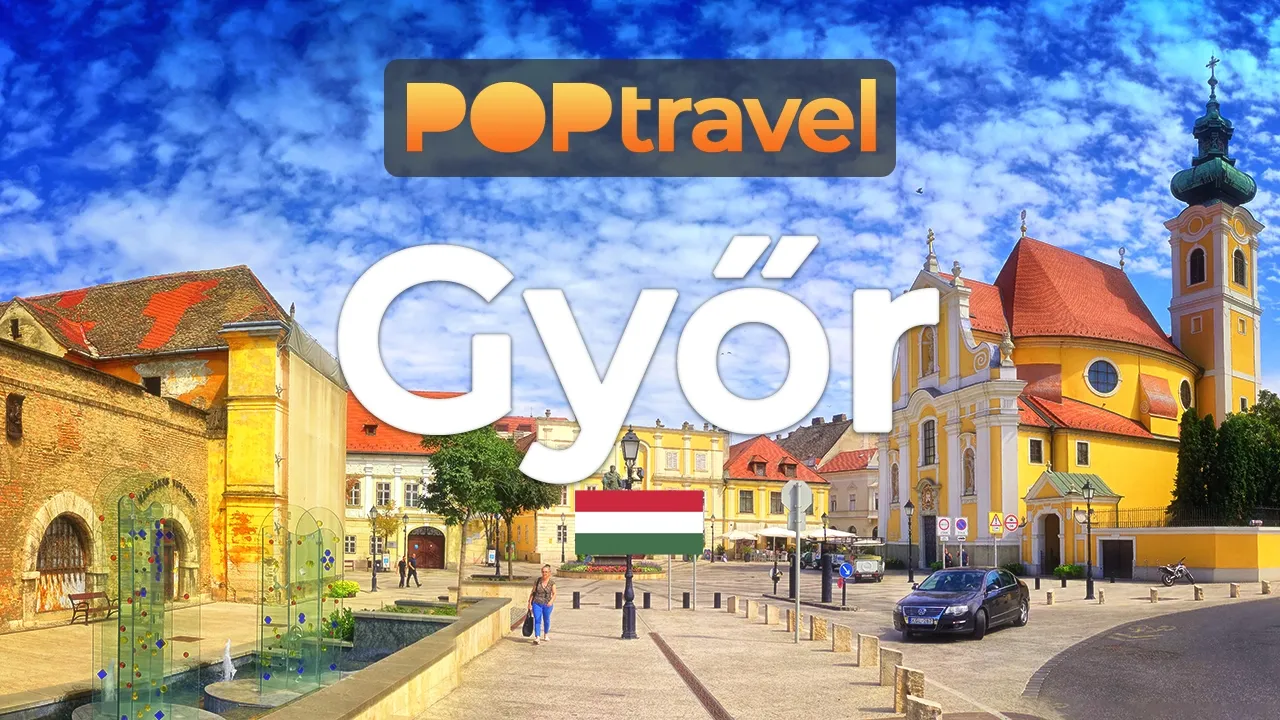 GYÖR, Hungary 🇭🇺 - 4K HDR with captions