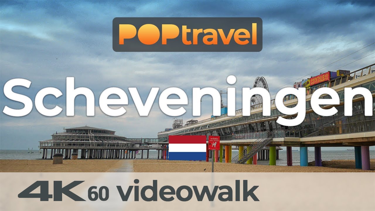 Walking in SCHEVENINGEN / The Hague (Netherlands) 🇳🇱 4K 60fps (UHD)