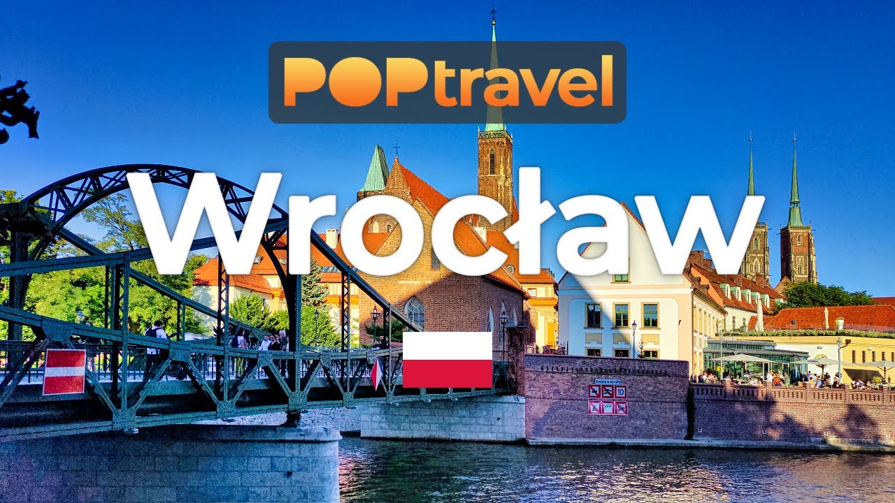 WROCLAW, Poland 🇵🇱-  Ostrów Tumski, City Center to Wroclavia - 4K 60fps (UHD)
