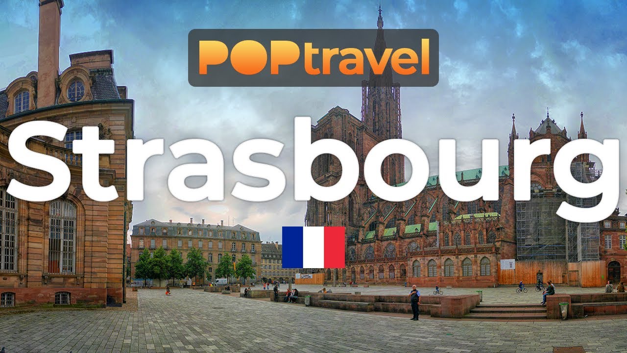 Walking in STRASBOURG / France 🇫🇷- Cathedral and Old Town - 4K 60fps (UHD)