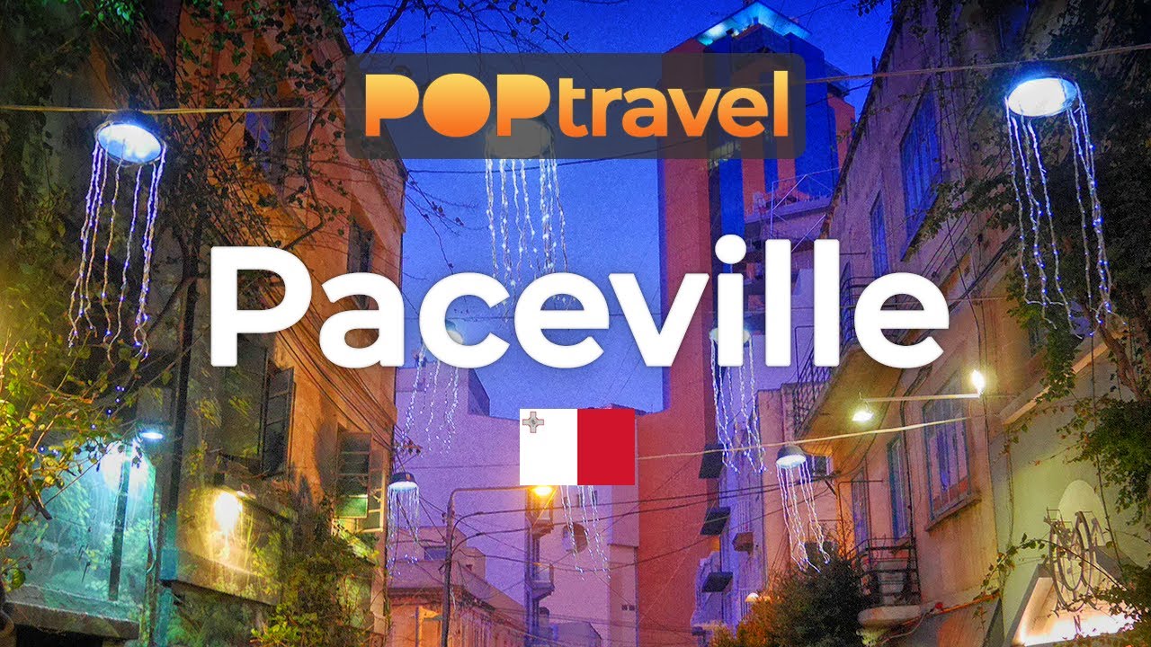 Walking in PACEVILLE / Malta 🇲🇹- Evening Tour in Saint Julian's - 4K 60fps (UHD)