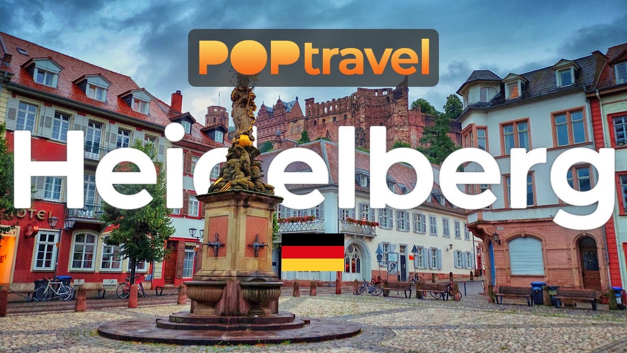 Walking in HEIDELBERG / Germany 🇩🇪- Rainy Summer Evening - 4K 60fps (UHD)