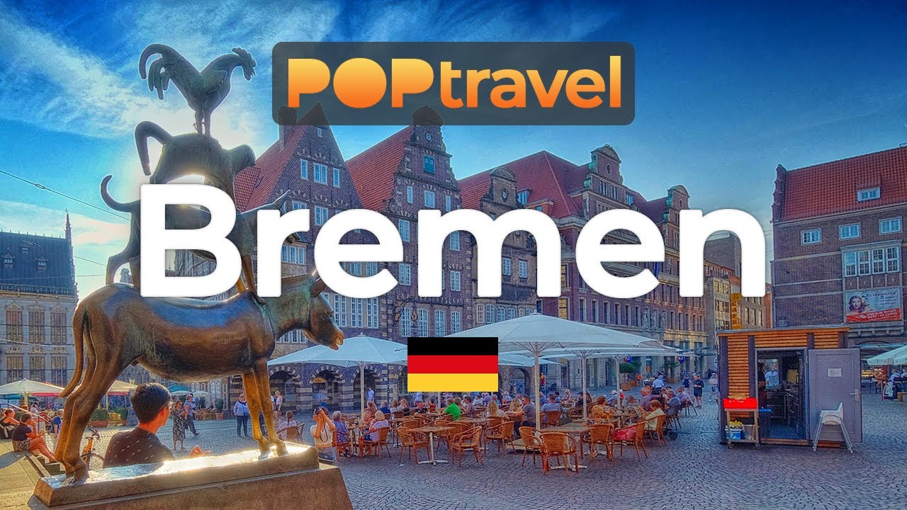Walking in BREMEN / Germany 🇩🇪- Around the City Center - 4K 60fps (UHD)