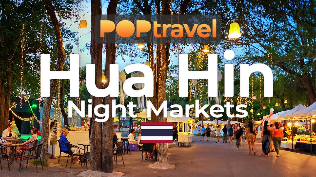 HUA HIN, Thailand 🇹🇭 - Nightmarkets - 4K