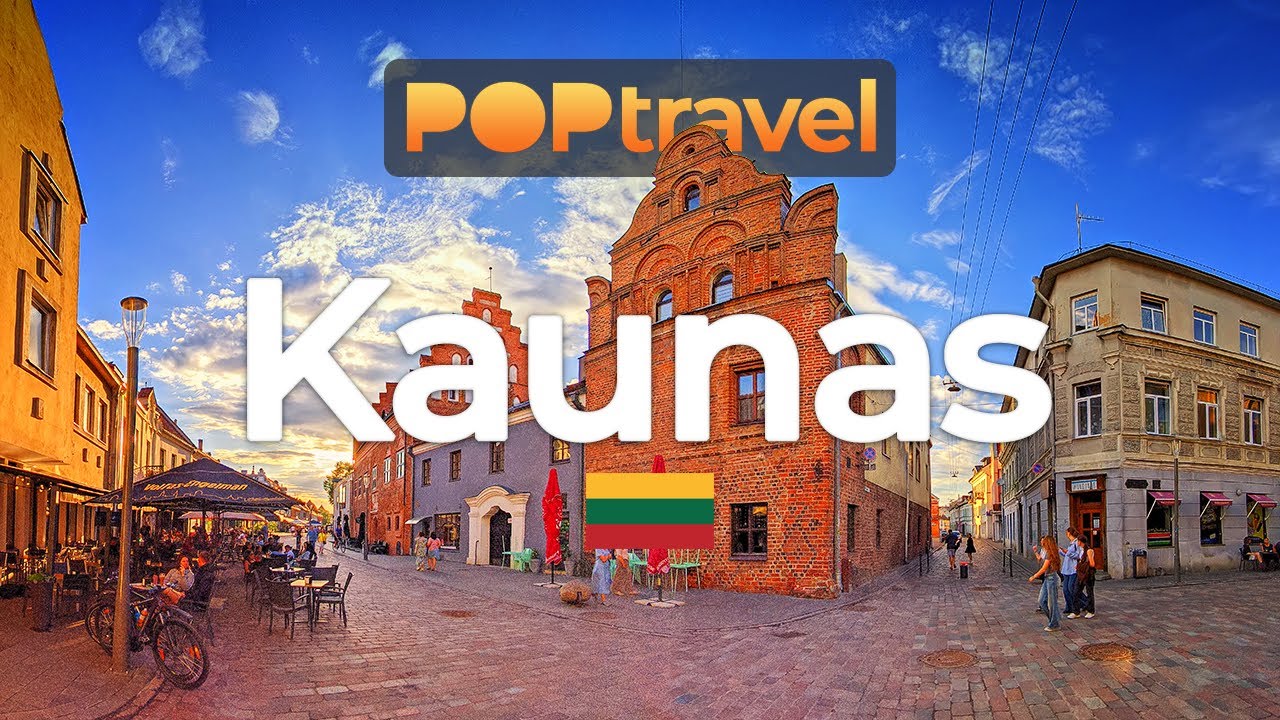 Walking in KAUNAS, Lithuania - 4K HDR