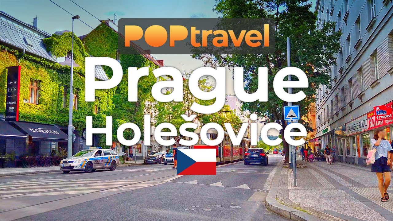 Walking in PRAGUE / Czech Republic 🇨🇿- Holesovice - 4K 60fps (UHD)