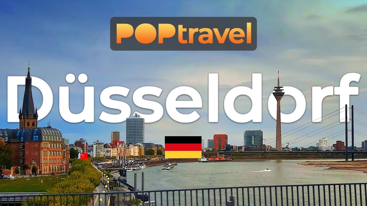 Walking in DÜSSELDORF / Germany 🇩🇪- Around the Old Town - 4K 60fps (UHD)