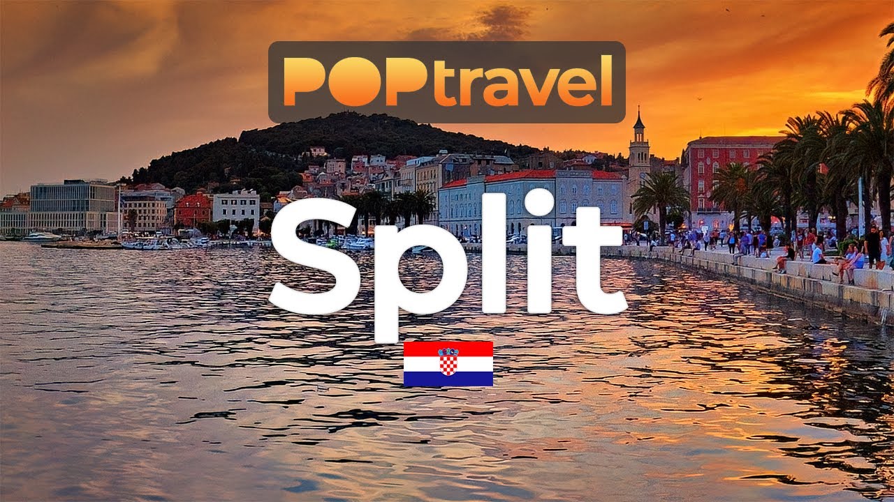 SPLIT, Croatia 🇭🇷 - Evening Tour - 4K