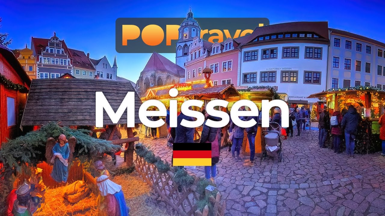 MEISSEN, Germany 🇩🇪 - Winter Charm and Albrechtsburg Castle - 4K HDR with captions