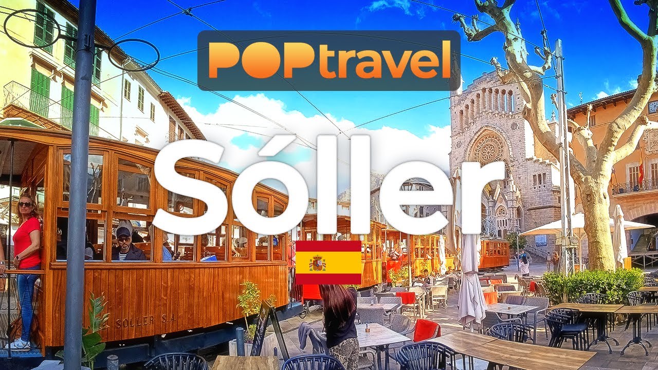 SOLLER (Mallorca), Spain 🇪🇸 - 4K HDR walking tour with captions