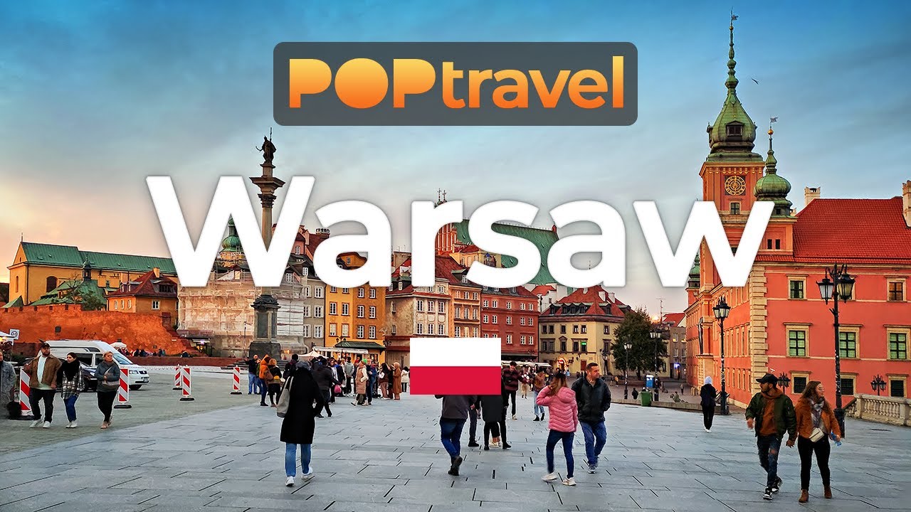 Walking in WARSAW, Poland - Autumn Tour - 4K 60fps
