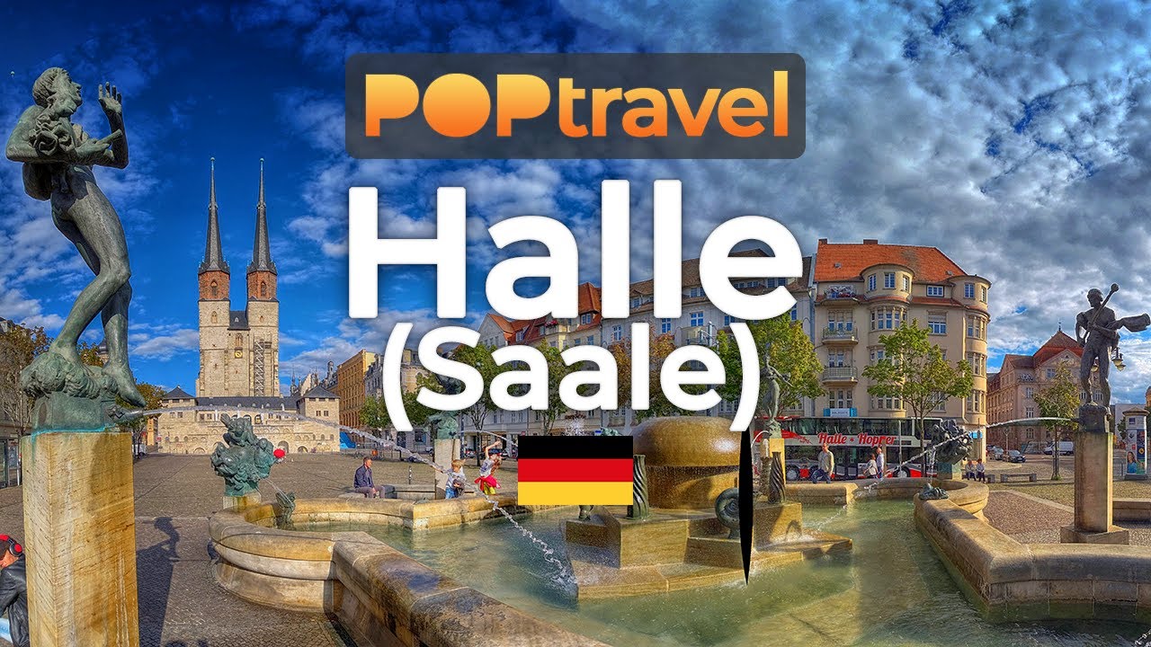 Walking in HALLE (Saale) / Germany 🇩🇪 - 4K 60fps (UHD)