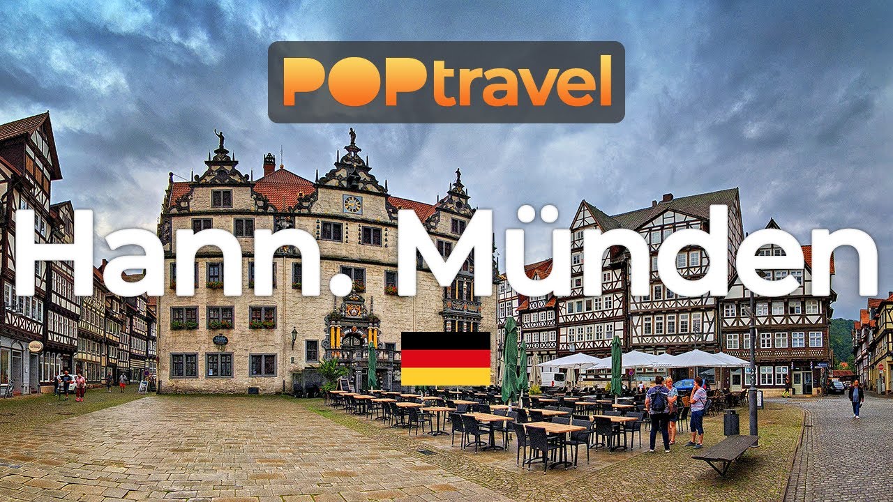 Walking in Hann. Münden, Germany - 4K