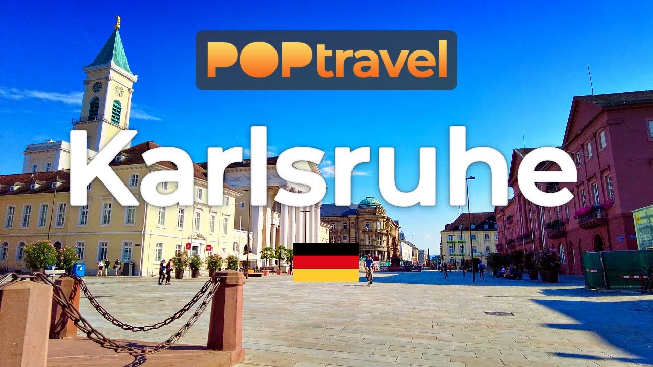 KARLSRUHE, Germany 🇩🇪- Summer Tour - 4K 60fps