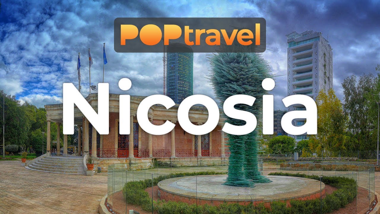 Walking in NICOSIA / Cyprus - Both Zones - 4K 60fps (UHD)