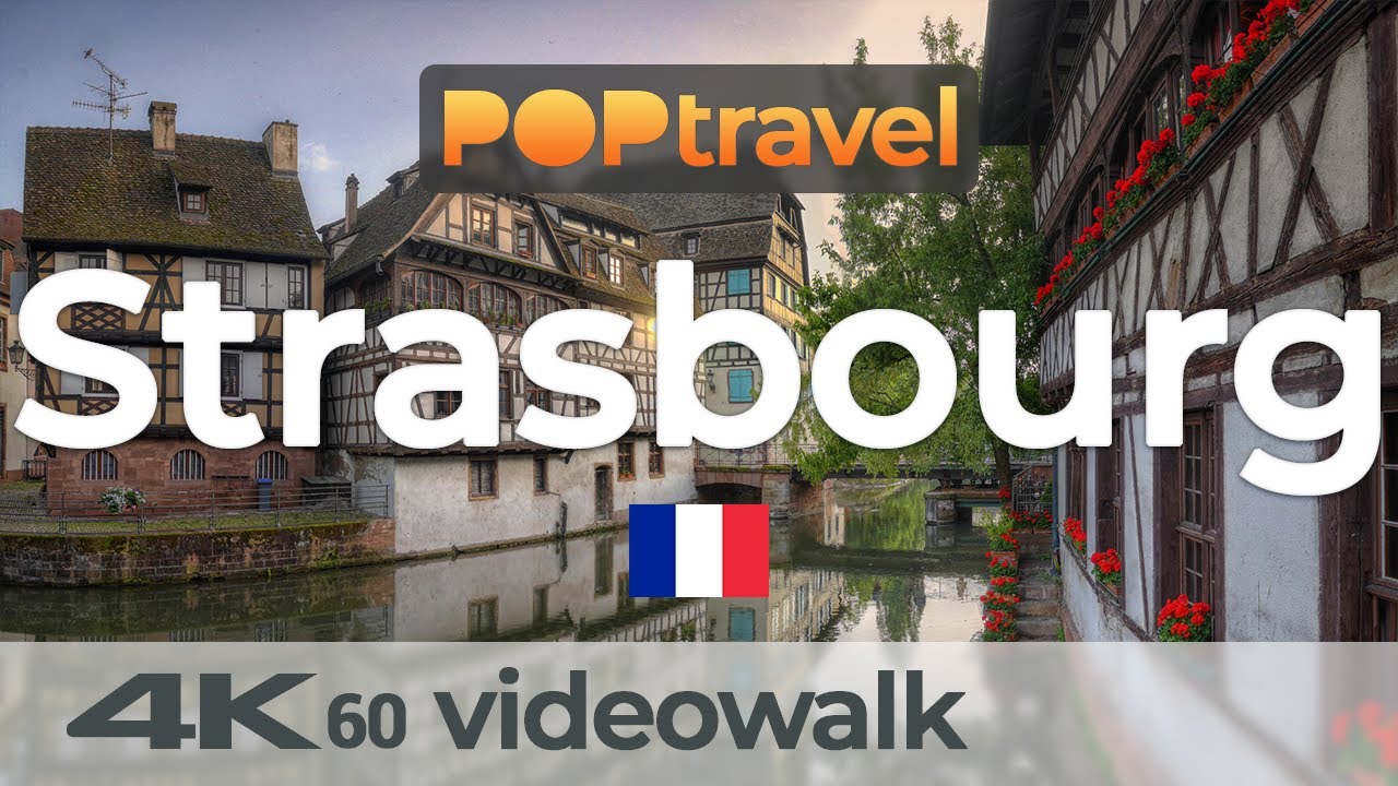 Walking in STRASBOURG / France 🇫🇷- Around the Old Town - 4K 60fps (UHD)