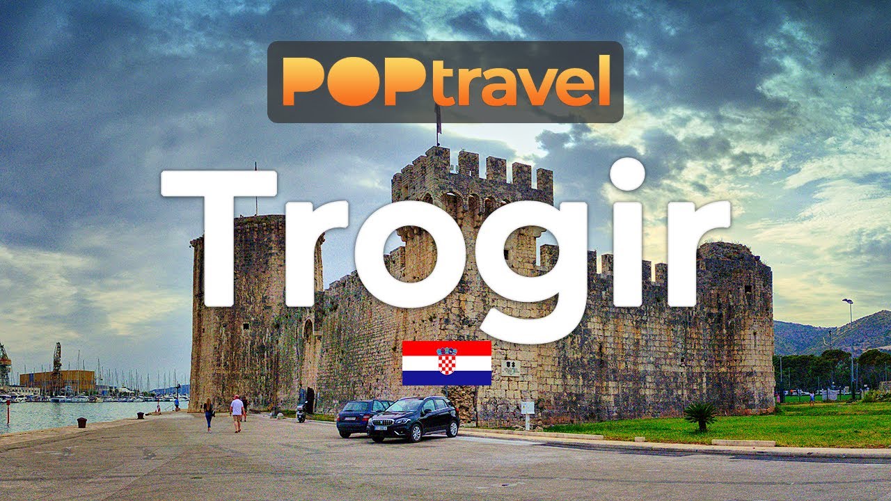 Walking in TROGIR, Croatia 🇭🇷 - Day Trip Destination From Split - 4K
