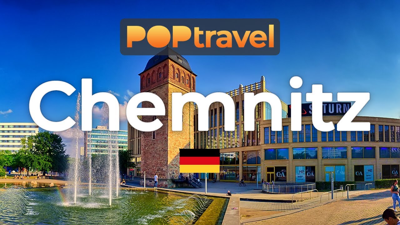CHEMNITZ, Germany 🇩🇪 - Summer Tour - 4K with subtitles