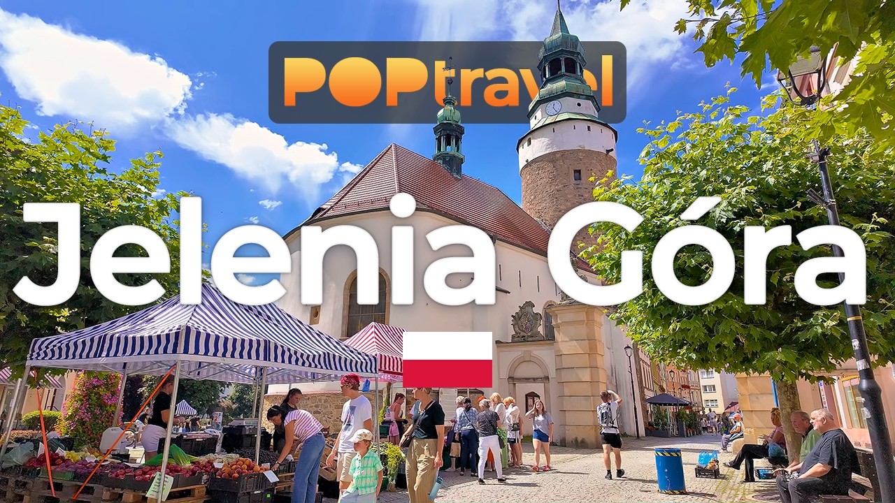 JELENIA GORA, Poland - Walking Tour - 4K HDR - Walking Tour in Poland