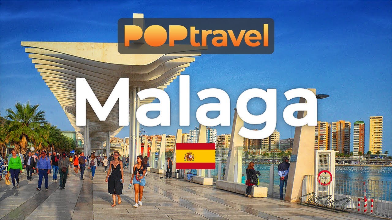 Walking in MALAGA / Spain 🇪🇸- Old Town to Lighthouse - 4K 60fps (UHD)