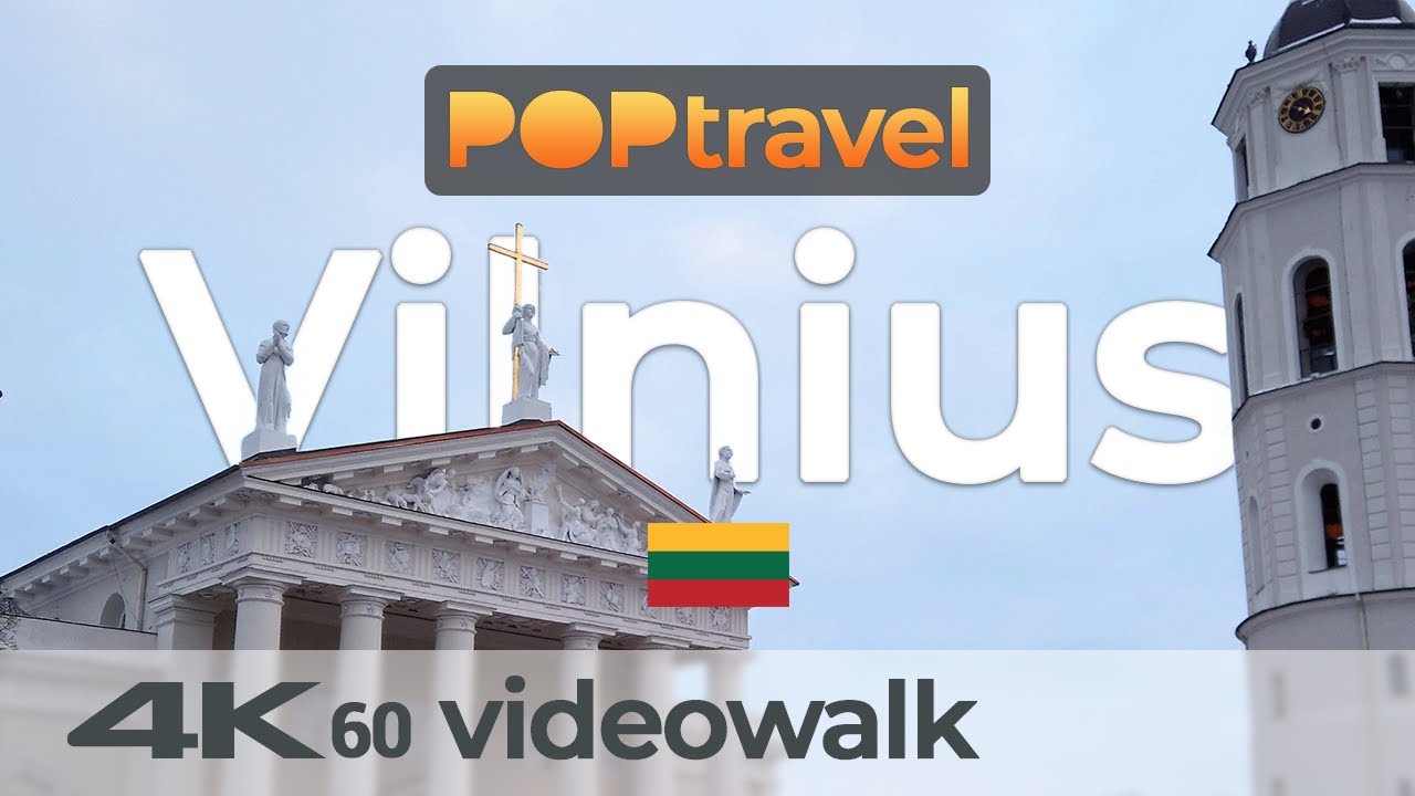 Walking in VILNIUS / Lithuania 🇱🇹- Around the Old Town - 4K 60fps (UHD)