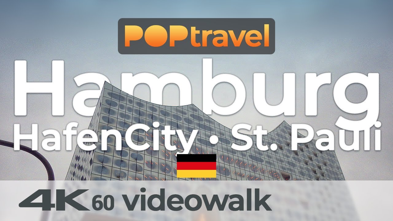Walking in HAMBURG / Germany - HafenCity to St. Pauli - 4K 60fps (UHD)
