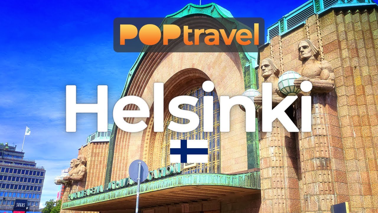 HELSINKI, Finland - City Center and Parks - 4K HDR with captions