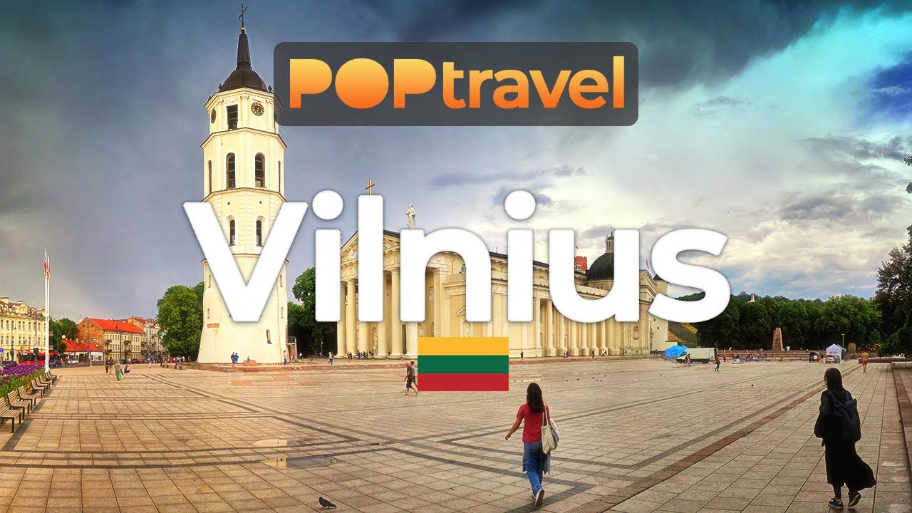VILNIUS, Lithuania 🇱🇹 - Summer Tour - 4K HDR with captions