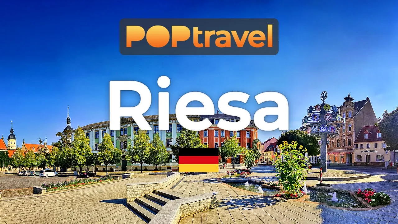 RIESA, Germany 🇩🇪 - 4K with captions