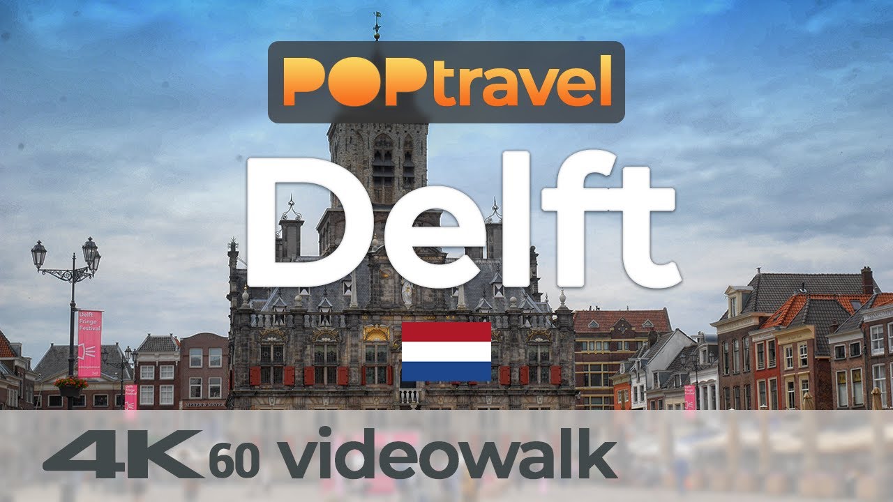 Walking in DELFT / Netherlands 🇳🇱- 4K 60fps (UHD)