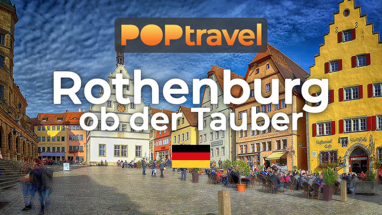 Walking in ROTHENBURG OB DER TAUBER / Germany 🇩🇪- 4K 60fps (UHD)