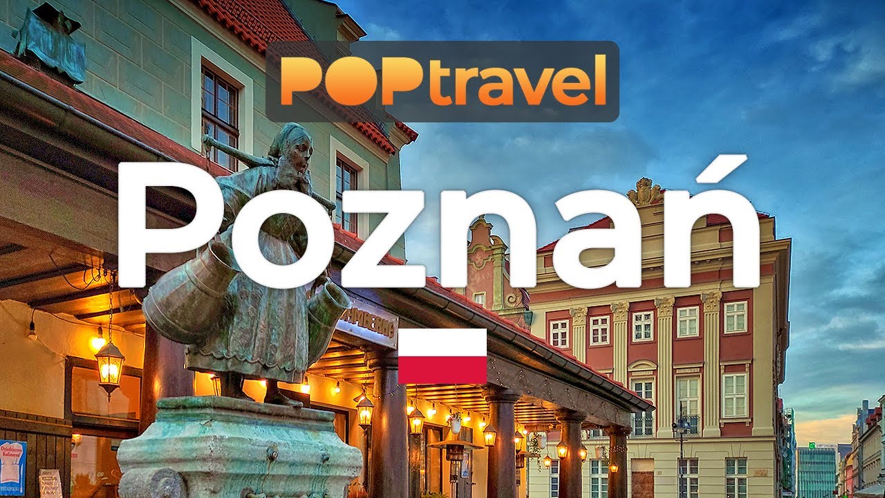 Walking in POZNAN / Poland 🇵🇱- Autumn Evening Tour - 4K 60fps (UHD)