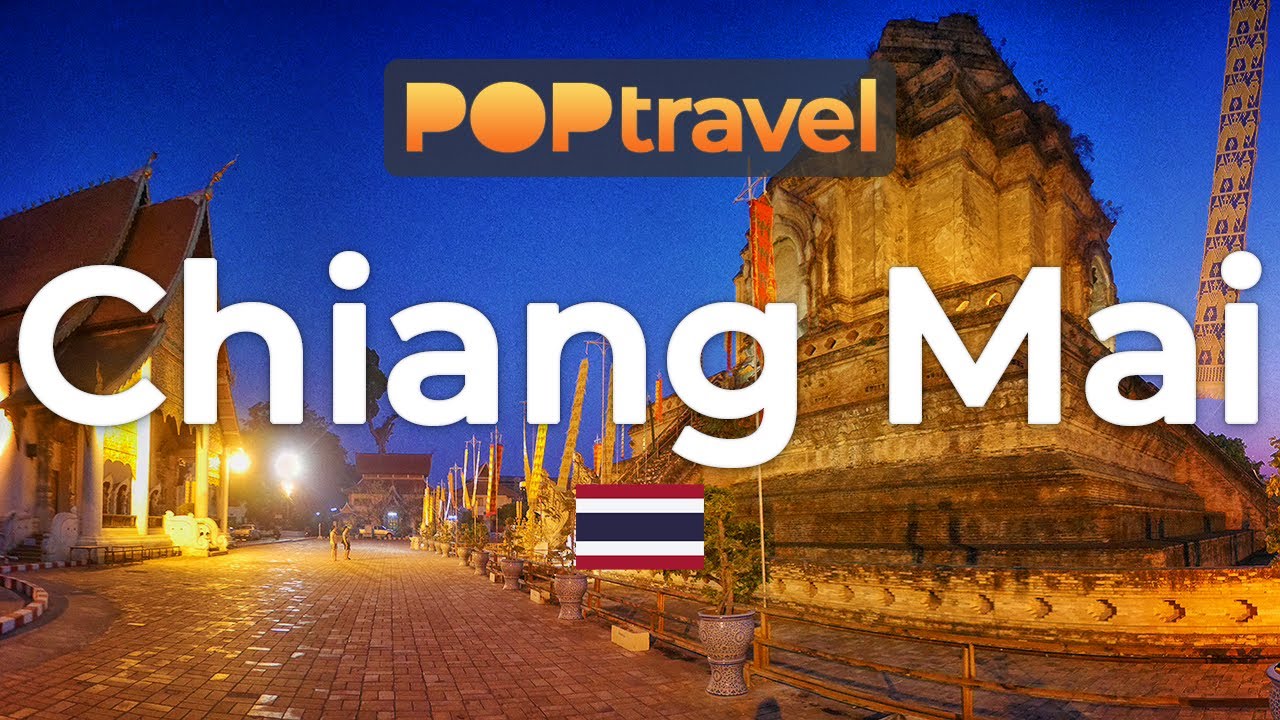 Walking in CHIANG MAI / Thailand 🇹🇭- Temples and Sunday Nightmarket - 4K 60fps (UHD)