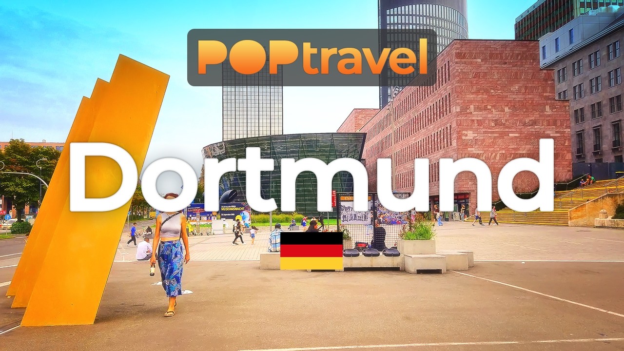 DORTMUND, Germany 🇩🇪 - 4K walking tour with captions