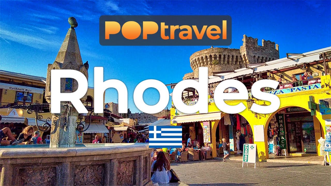 Rhodes, Greece 🇬🇷 - Old Town - 4K 60fps (UHD)