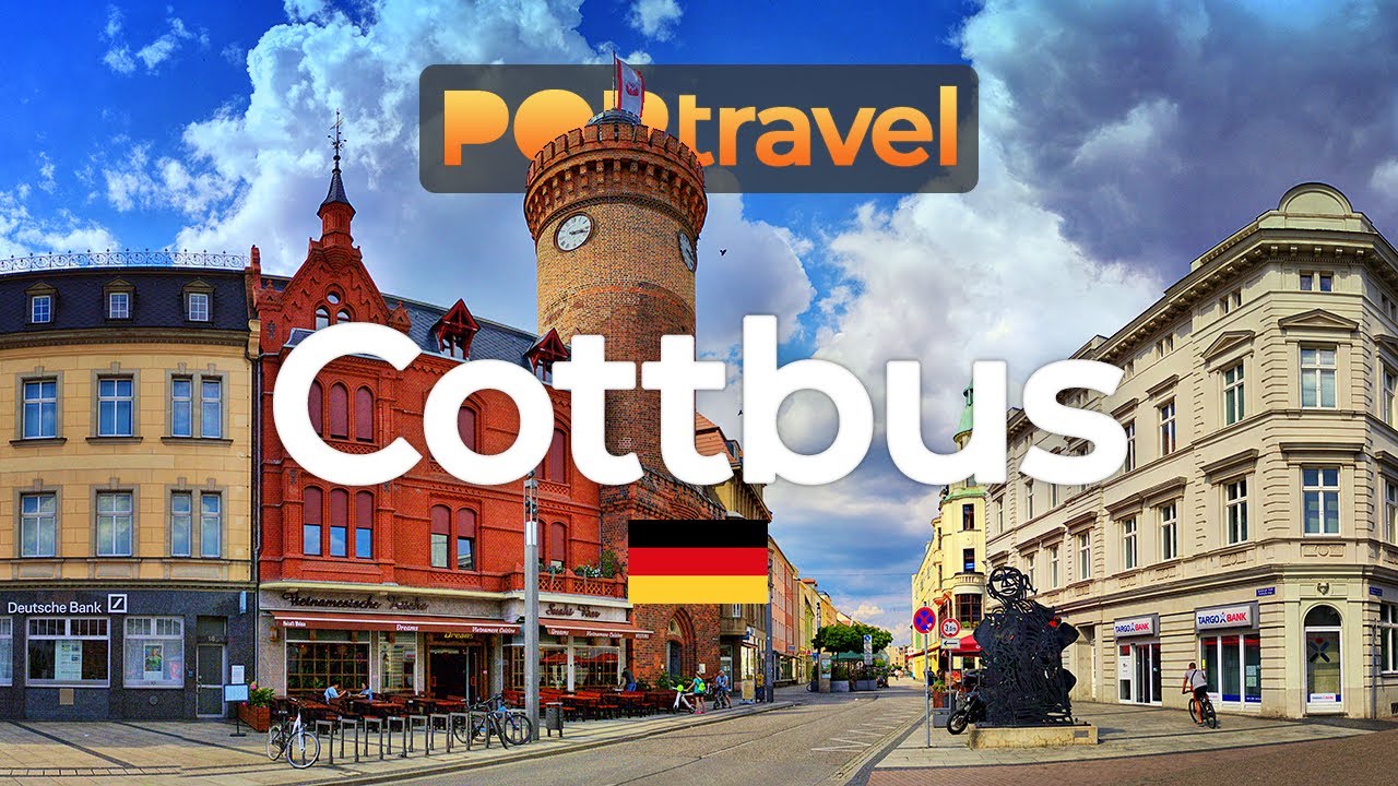 COTTBUS, Germany 🇩🇪 - Summer Sunday - 4K 60fps (UHD)