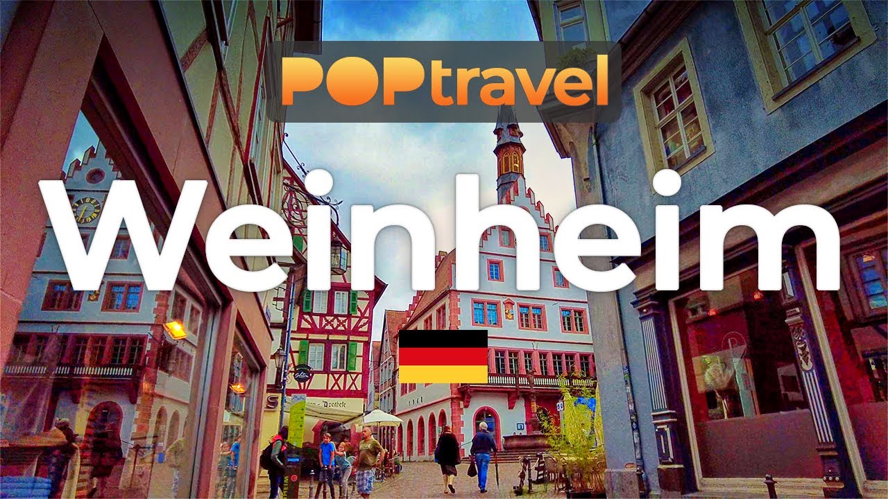 Walking in WEINHEIM / Germany 🇩🇪 - 4K 60fps (UHD)